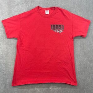 Tyler Hard Racing Mens L Red 1968 Nitrous ProMod Camaro Graphic Gildan  T-Shirt